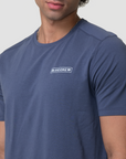 Legends Aviation Tee Split-Hem BlueChew Logo