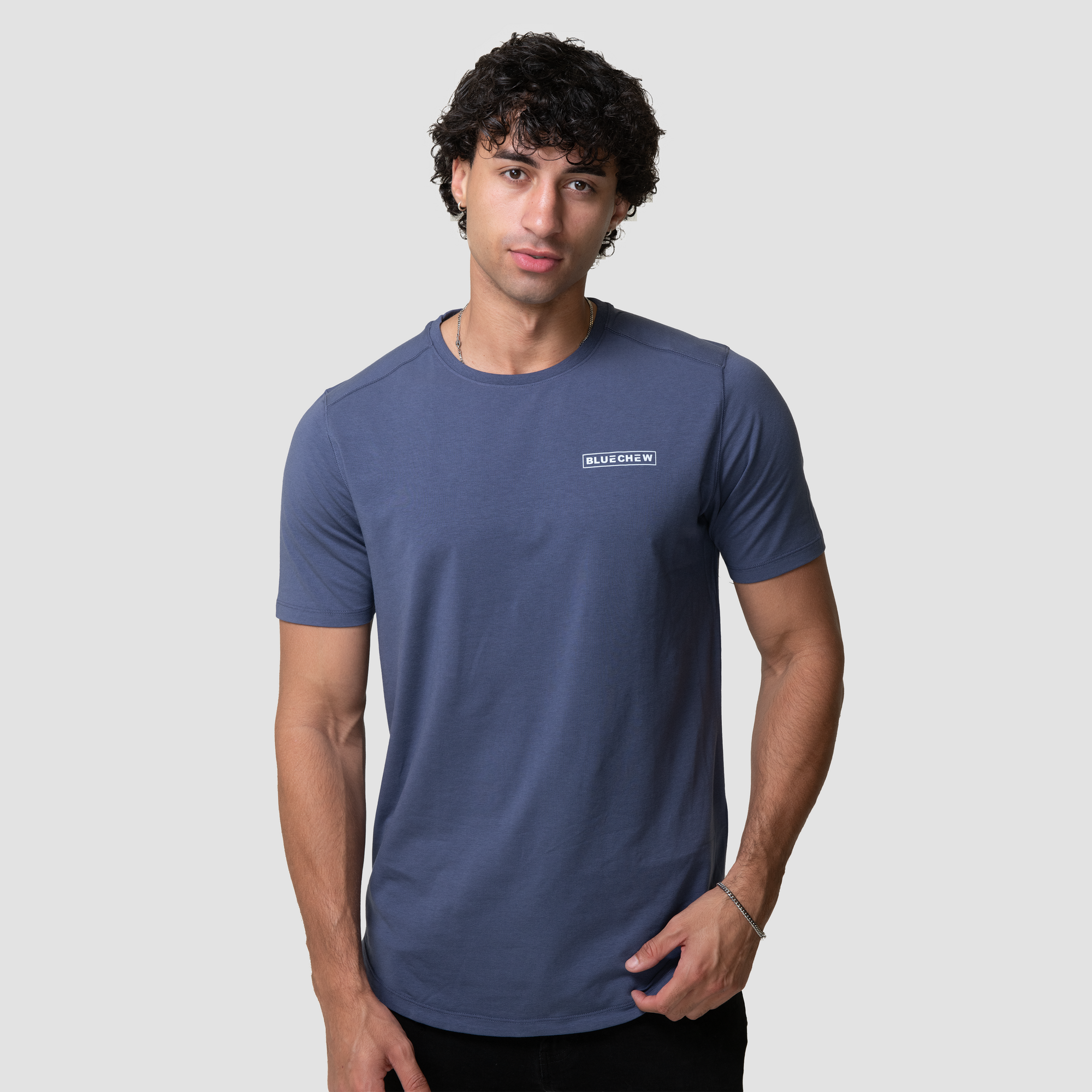 Legends Aviation Tee Split-Hem BlueChew Logo
