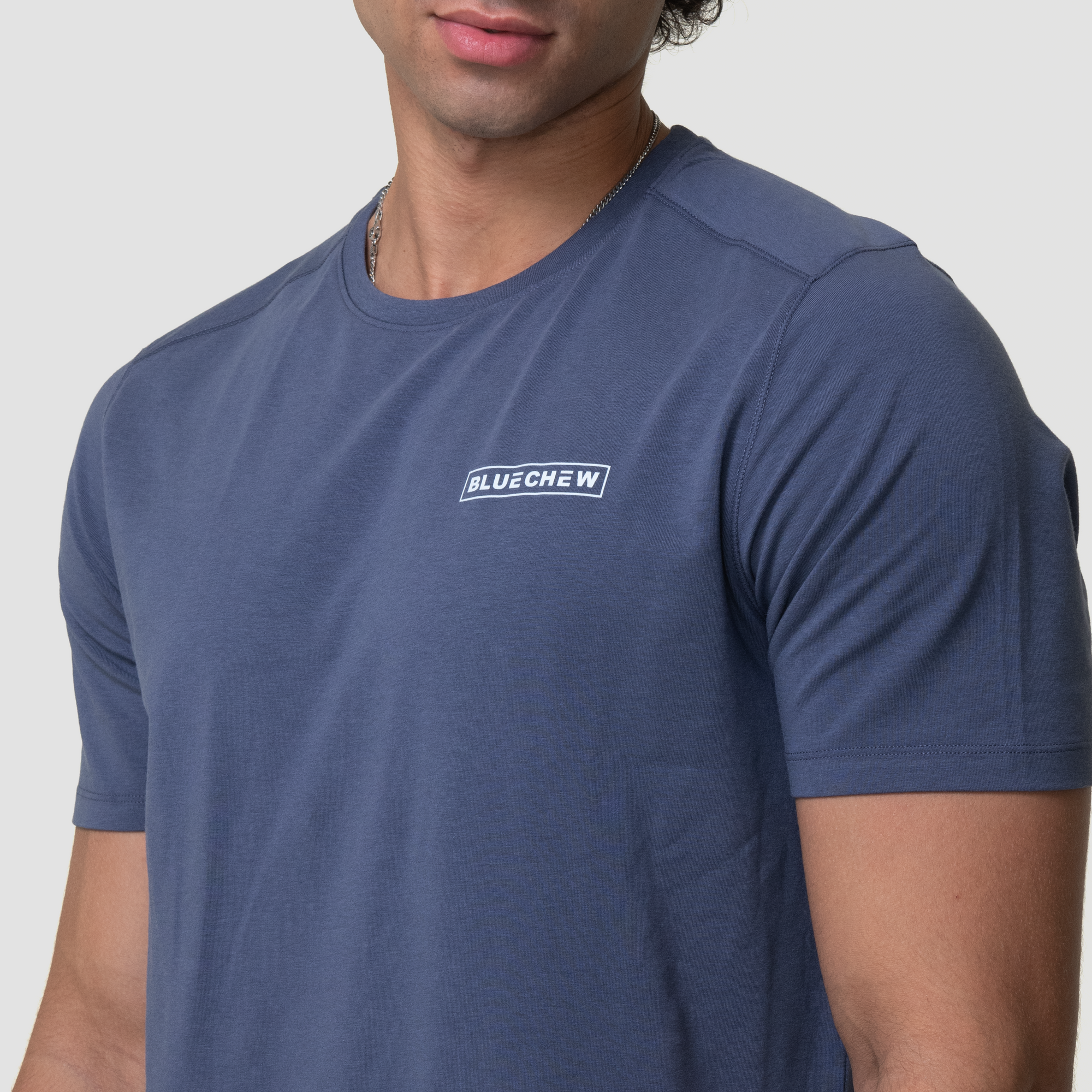 Legends Aviation Tee Split-Hem BlueChew Logo