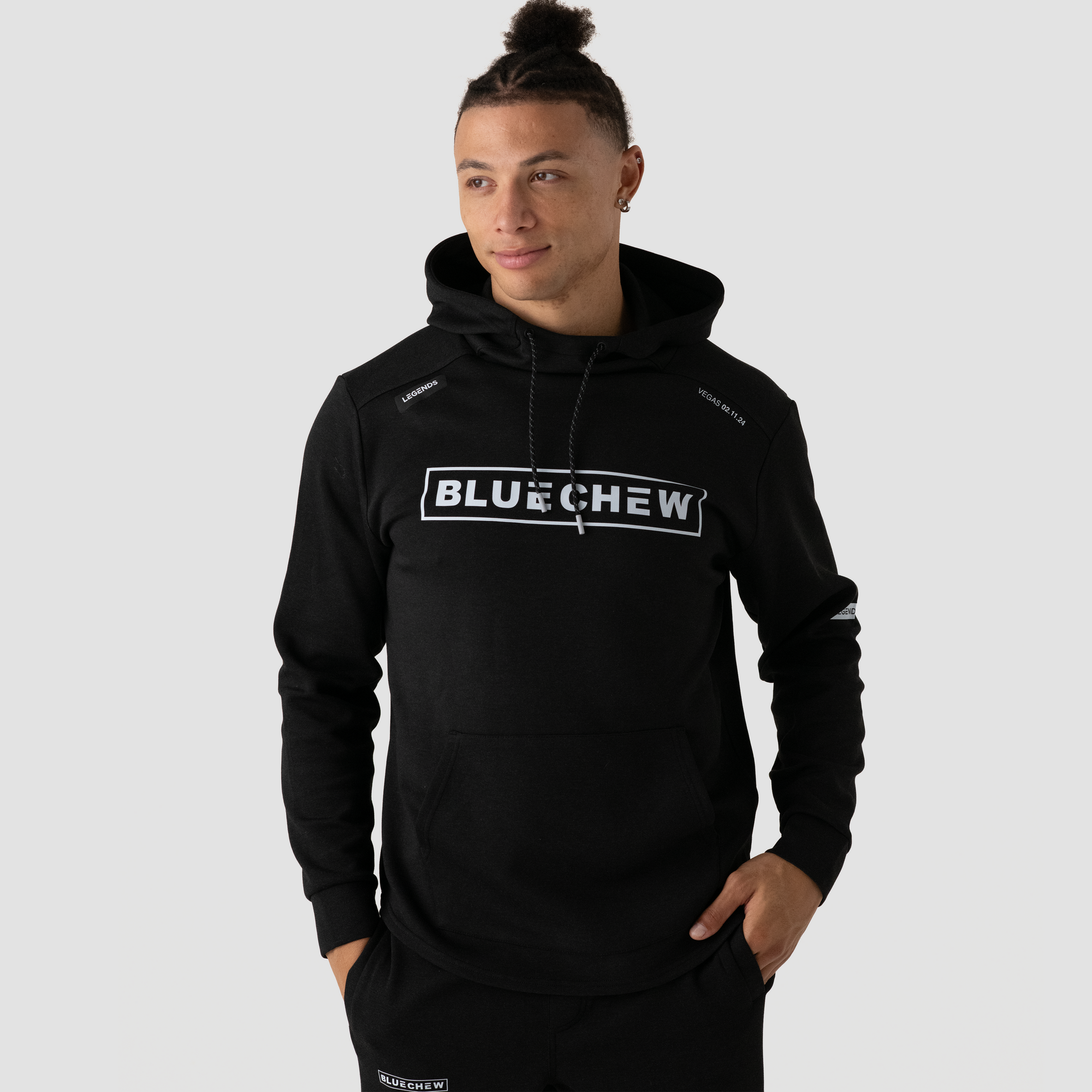 Legends Hawthorne Tech Hoodie - BlueChew Logo