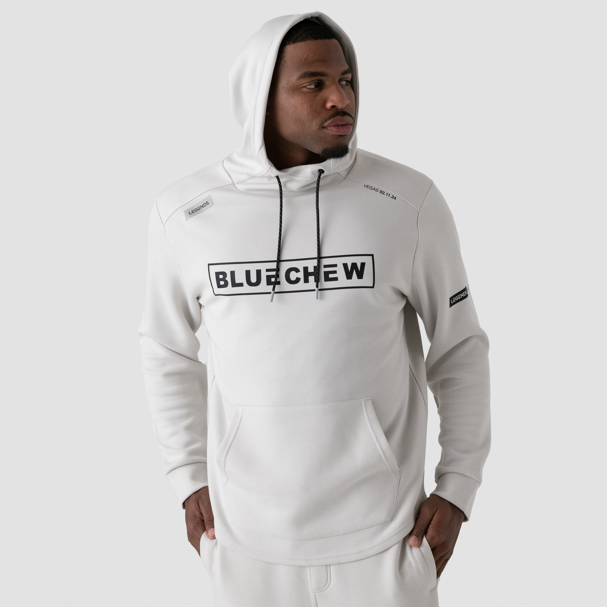 Legends Hawthorne Tech Hoodie - BlueChew Logo