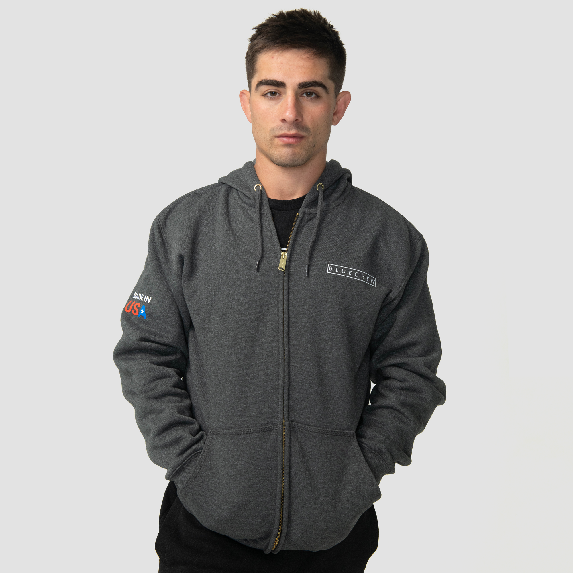 BlueChew® Zip-Up Hooded Sweatshirt